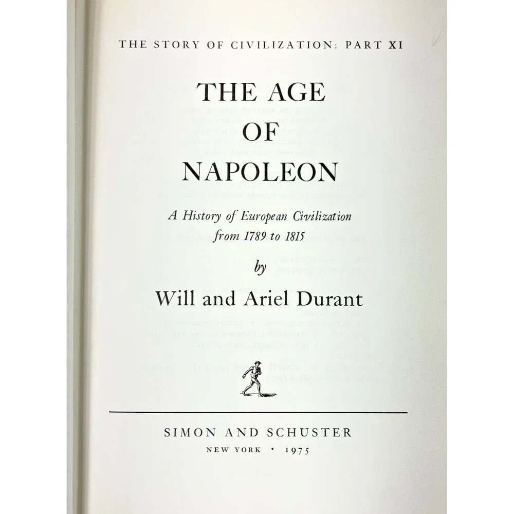The Age of Napoleon XI by Will & Ariel Durant Vintage 1980 Simon and Schuster